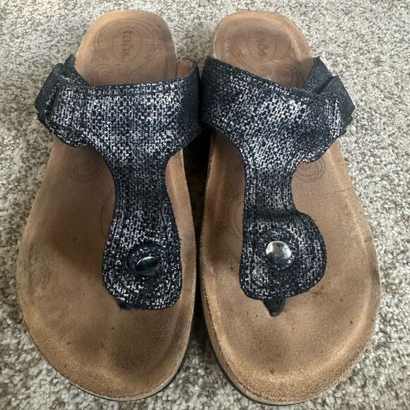 TAOS LUCY THONG SANDALS 8-8.5 - Picture 1 of 7